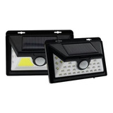 Lampara Solar Exterior Led 160 Lumenes Sensor De Mov R2 