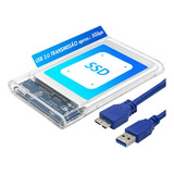 Case Externo Hd Transparente Hd Sata 3 Ssd 5gbps Usb 3.0