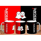 Tazas De Ceramica Cafe Nescafe Art 02 Pack X 6u.