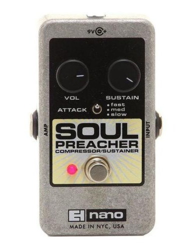 Pedal Compresor/sustain Soul Preacher Electro Harmonix