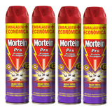 4 Un. Mortein Ação Total Barata Mosca Dengue Aranha 360ml