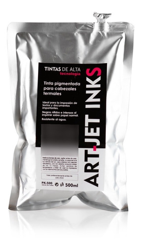 Tinta Pigmentada Art-jet® Para Hp Ink Tank 315 415 500ml