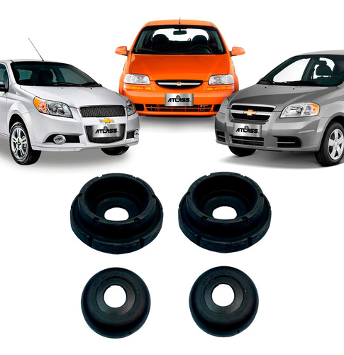 Cazoletas + Rodamientos Chevrolet Aveo 1.4 / El Par