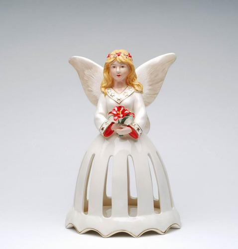 Figura Ángel Servilletero Navideño, 12-1/4  Alto.