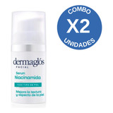 Pack X2 Dermaglós Serum Facial Niacinamida 30 Ml