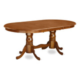 East West Furniture Plainville - Mesa De Comedor Ovalada Con