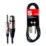 Cable Stagg Smc 3xp Para Micrófono Canon / Plug 6 Metros