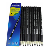 60 Lápis Preto Dermatográfico P/ Microblading Macio Pelikan 