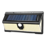 Aplique De Pared Solar Exterior Foco Solar Led Blanco Frio