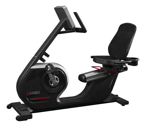 Bicicleta Horizontal Recumbent Gfitness Color Negro