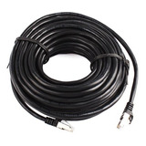 Cable Red Cat6 X15 Metros Para Exterior Conectores Blindados