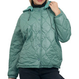 Campera Puffer Inflable Color Mujer Abrigo Calidad Premium