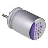 1000 * Capacitor Sólido 820uf 2.5v 6mmx9mm Terminais Curtos