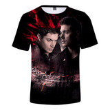 Playera Supernatural Unisex Impresión 3d Manga Corta