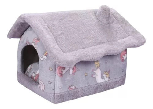 Casa Cama Para Mascotas Felpa Super Suave Talla M