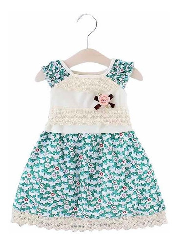 Vestido Importado Florcitas Para Niñas