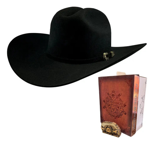 Texana Chaparral Estilo Sinaloa Negra Marca Tombstone | Meses sin interés