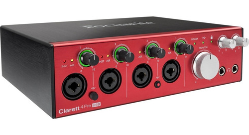 Focusrite Clarett 4pre Usb Interfaz De Audio 18x6