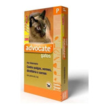 Antipulgas Advocate Para Gatos Até 4 Kg Combo Com 3 Pipetas