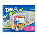 Ziploc Big Bags, Grande, 5 Conde