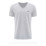 Playera Cuello V Silver Plate Slim Fit Manga Corta 11079