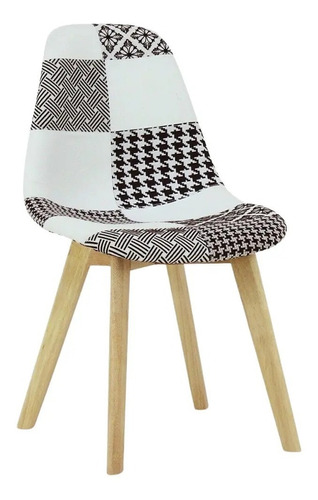 Silla Eames Patchwork Vintage Multicolor