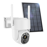 Cámara De Seguridad Wifi Exterior Con Doble Lente Y Pantalla