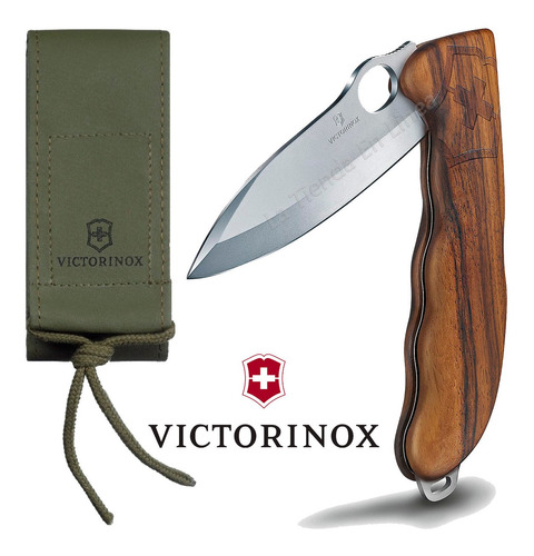 Navaja Cuchillo Victorinox Hunter Pro Madera + Estuche Lona