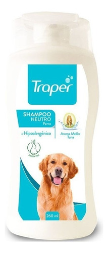 Traper Shampoo Hipoalergénico Neutro Para Perro 260ml. Np