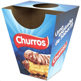 Caixinha, Embalagem Churros Espanhol C/ Um Copinho (200 Un)