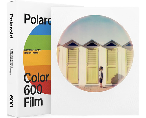 Filme Colorido Polaroid Para 600 - Moldura Redonda (6021)