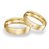 Par Anillos De Matrimonio Zirconia Solitaria Boda