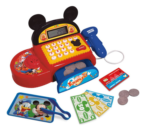 Caja Registradora Mickey Mouse Con Luz Y Sonido Ditoys-lanus