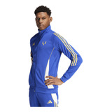 Chamarra adidas Futbol Pitch Messi Hombre Azul