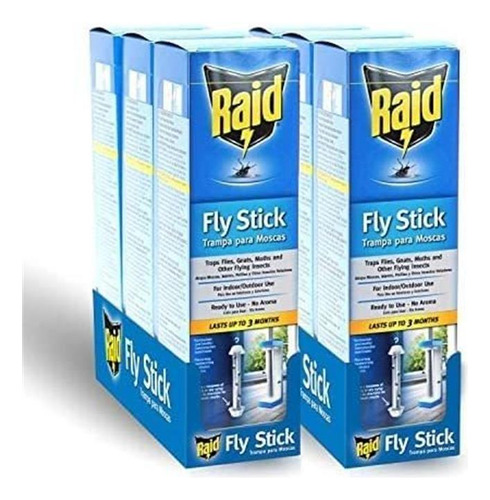 Raid Fly Stick, Paquete De 6 - - 7350718 a $177990