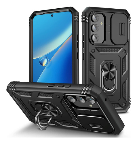 Case Para Samsung Galaxy A54 Anti Impacto Camera + Anel