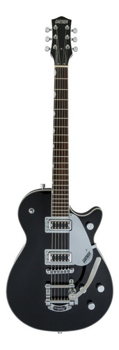 Guitarra Eléctrica Gretsch Electromatic G5230t Jet Ft De Caoba Black Brillante Con Diapasón De Nogal Negro