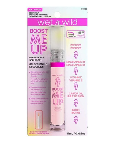 Wet N Wild Serum Cejas Pestañas Boost Me 5ml