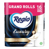 Papel Higiénico Regio Creamy Sensation 16 Rollos De 210 Hoja