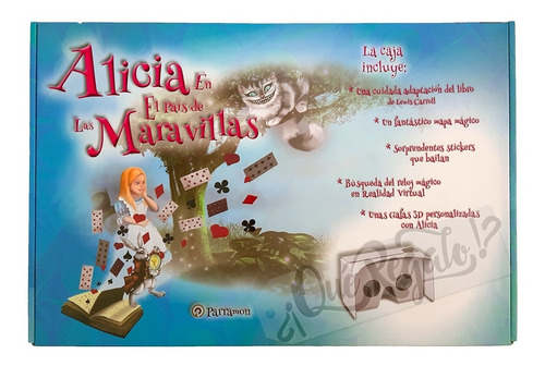 Libro Alicia En País De Las Maravillas + Juego C/ R. Virtual