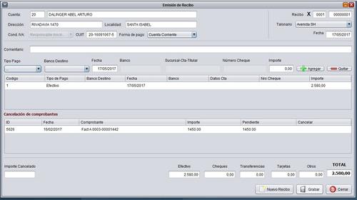 Software De Recibos Pagos Remitos Presupuestos