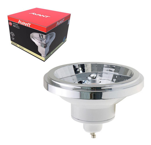 Lâmpada Led Ar111 12º Ou 24° 12w 2700k 4000k 6500k Avant Luz Branco-neutro