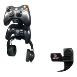 Suporte Para Controle Compatível Ps3 Ps4 Xbox One + Fone