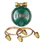 Regulador Doble Gas Envasado 2 Tubos 45 kg Galea Con Flexibles Cobre | Envío gratis