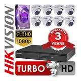 Kit Seguridad Hikvision Dvr 8 + 8cam + 1tb + Cables Martinez
