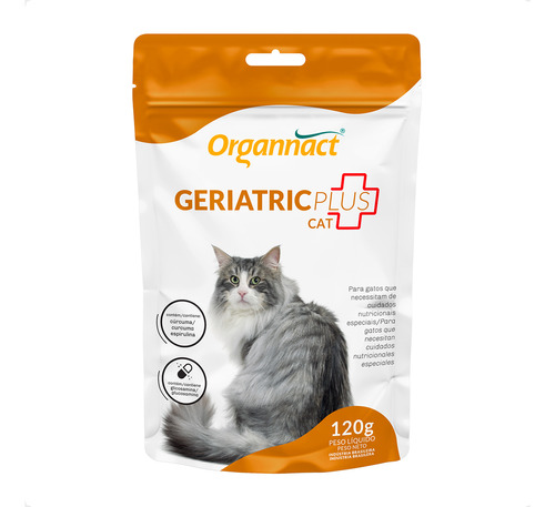 Geriatric Plus Cat Organnact Suplemento Para Gatos - 120g