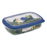 Hermetico San Remo Rectangular Snack Box Grande 2300ml.