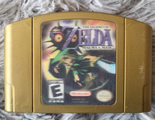 Zelda Majoras Mask Nintendo 64 Original Versión Holograma