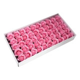 Pack De 50 Rosas De Jabón Perfumadas Decorativas