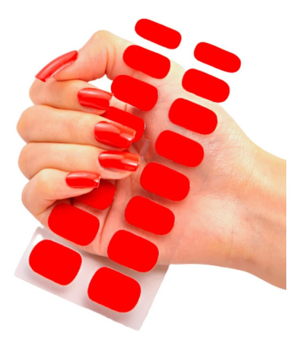 Esmalte Adesivo Unha Facil Aplicação Cor Manicure Decalque